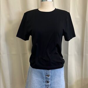 a new day Elegant Black Short Sleeve Tee